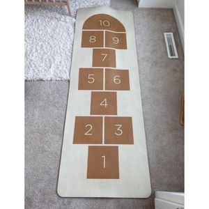 Gathre large home mat hopscotch camel cushioned floor